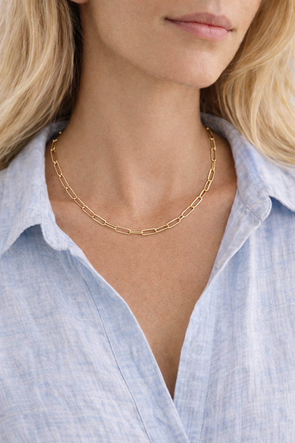 Paperclip Chain Necklace