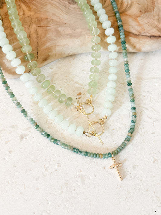 The Green Gemstone Necklaces