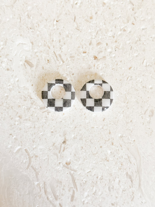 B&W Checkered Charm