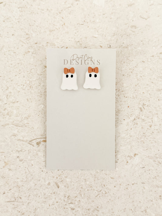Girly Ghost Studs