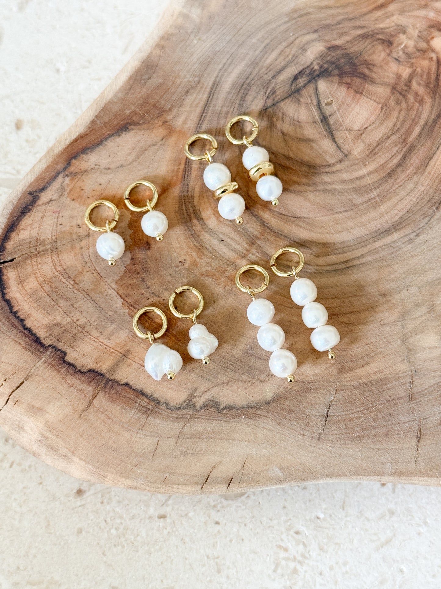 Pearl Stack Charms