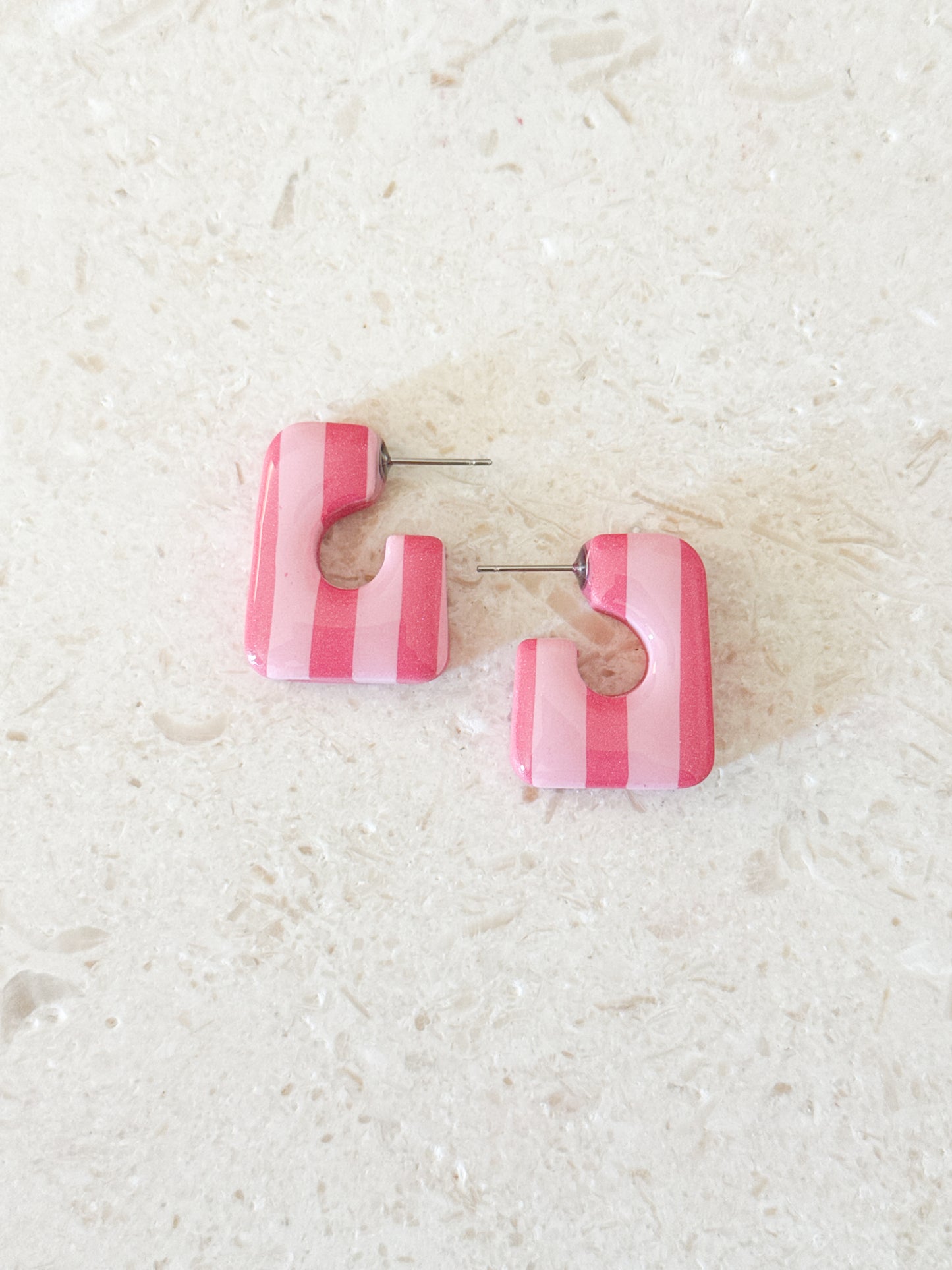 The Ayla Hoops - Summer Stripes