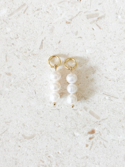 Trio Pearl Charms
