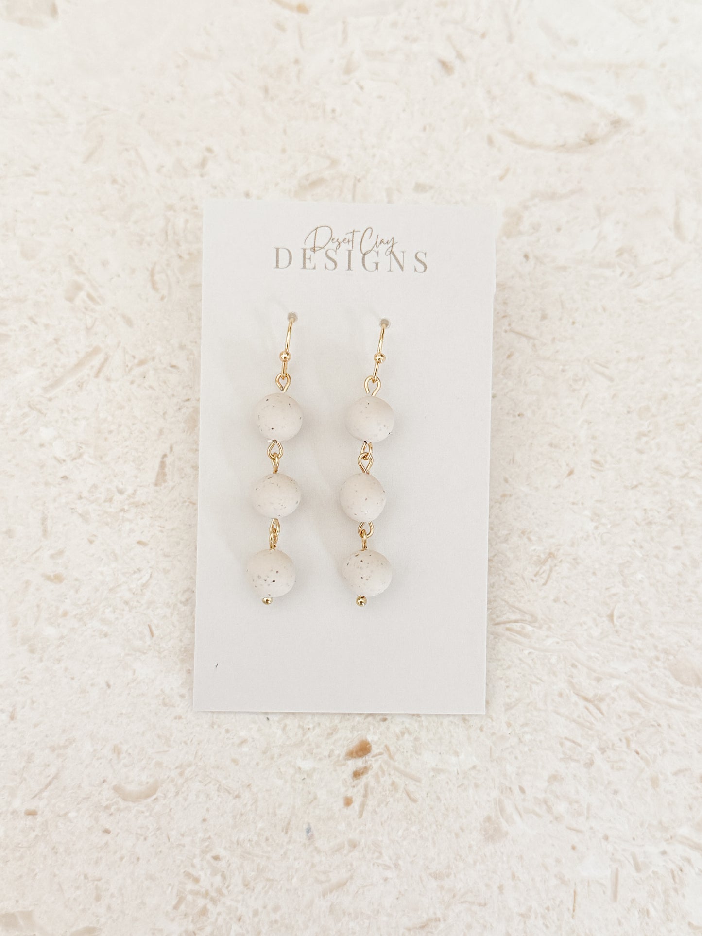 Clay Ceramic Trio Pearls