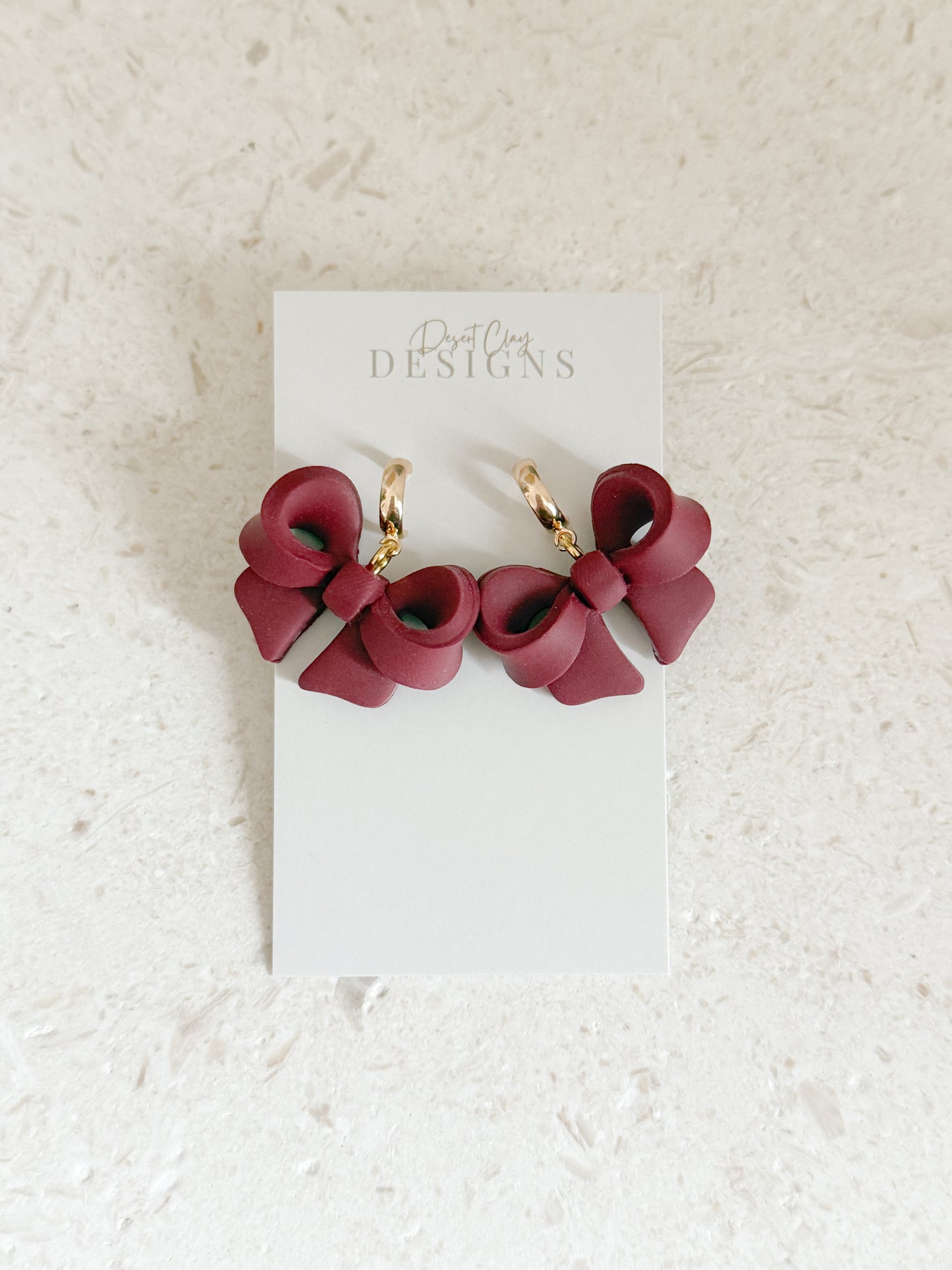 Coquette Burgundy Bows