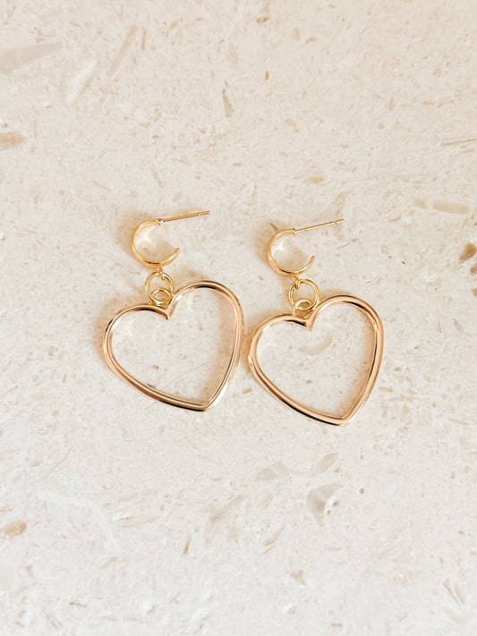 18K Gold Plated Hearts