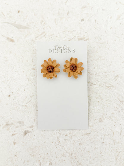 Fall Floral Studs