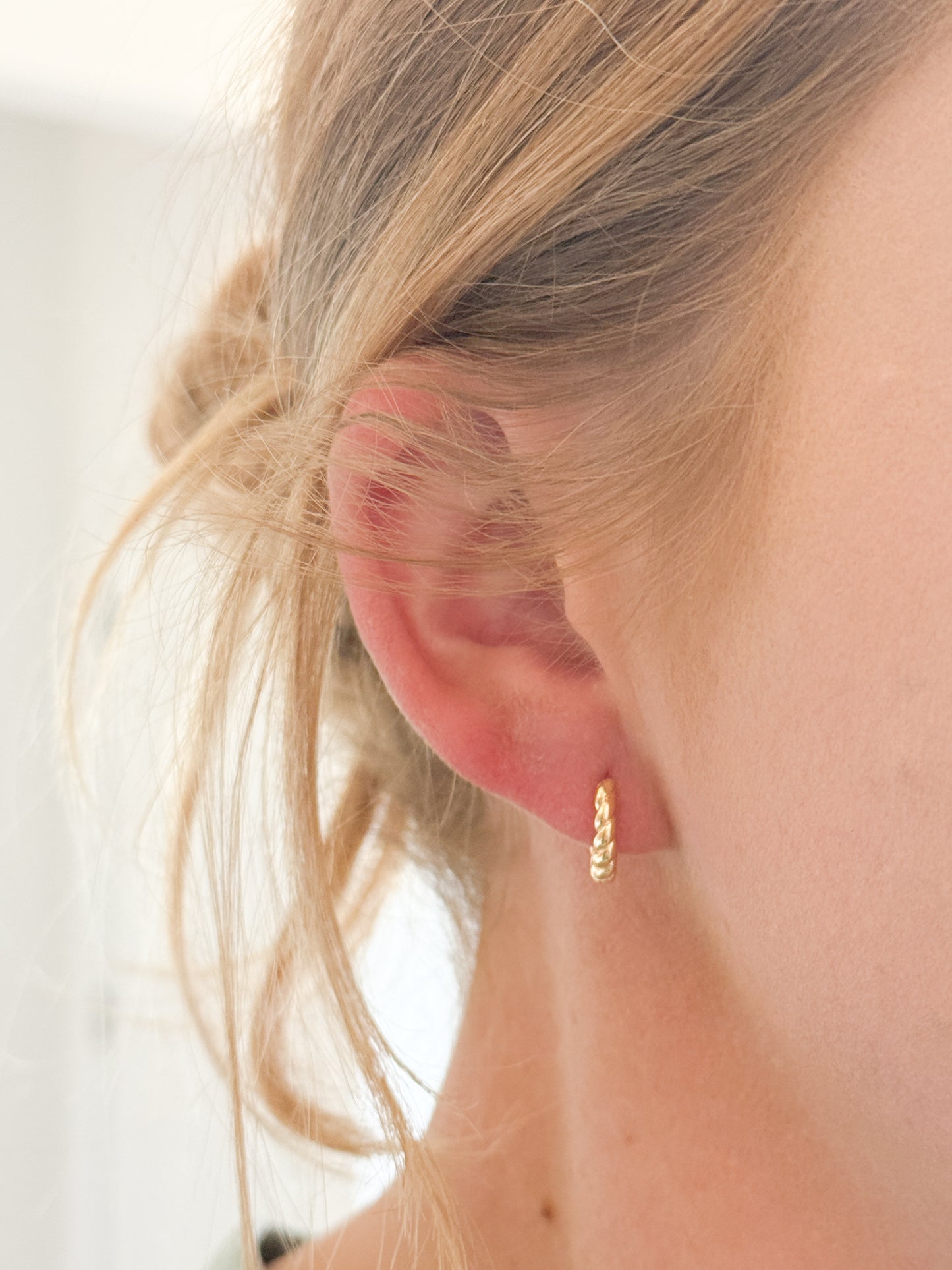 Twisted Mini Hoops