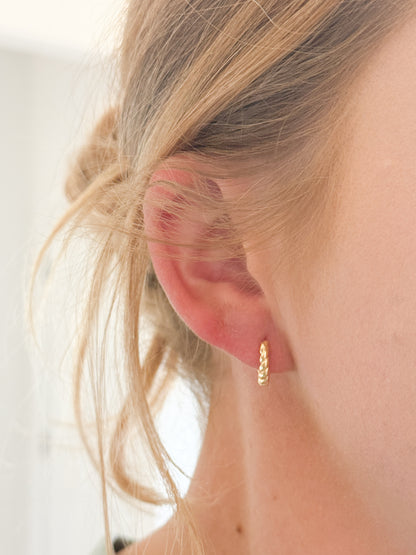 Twisted Mini Hoops