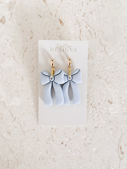 Draped Bow Dangles