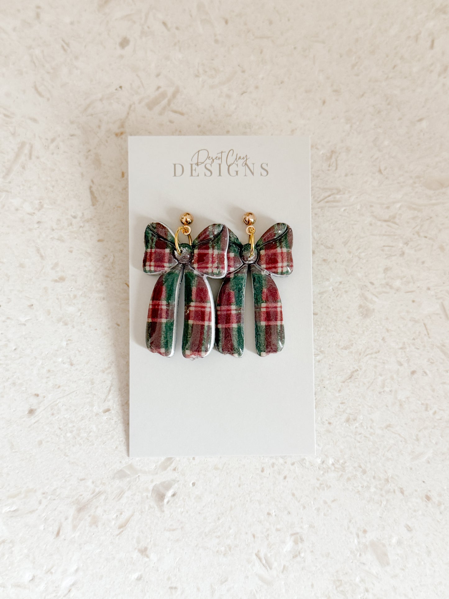Draped Bows - Christmas Plaid