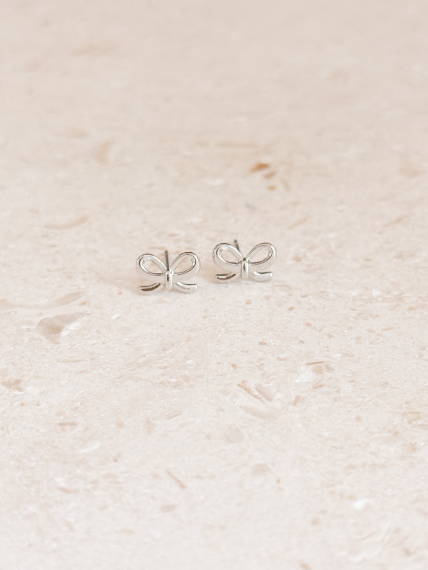 Dainty Bow Studs