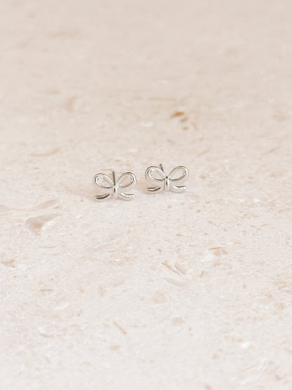 Dainty Bow Studs