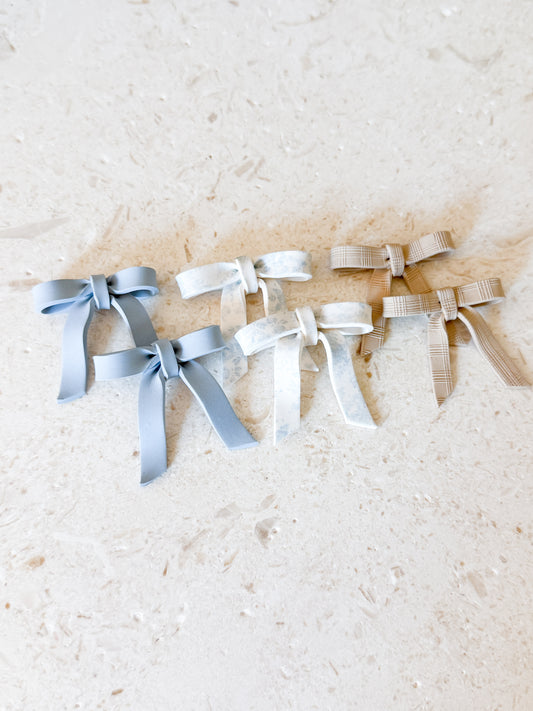Dainty Bow Studs
