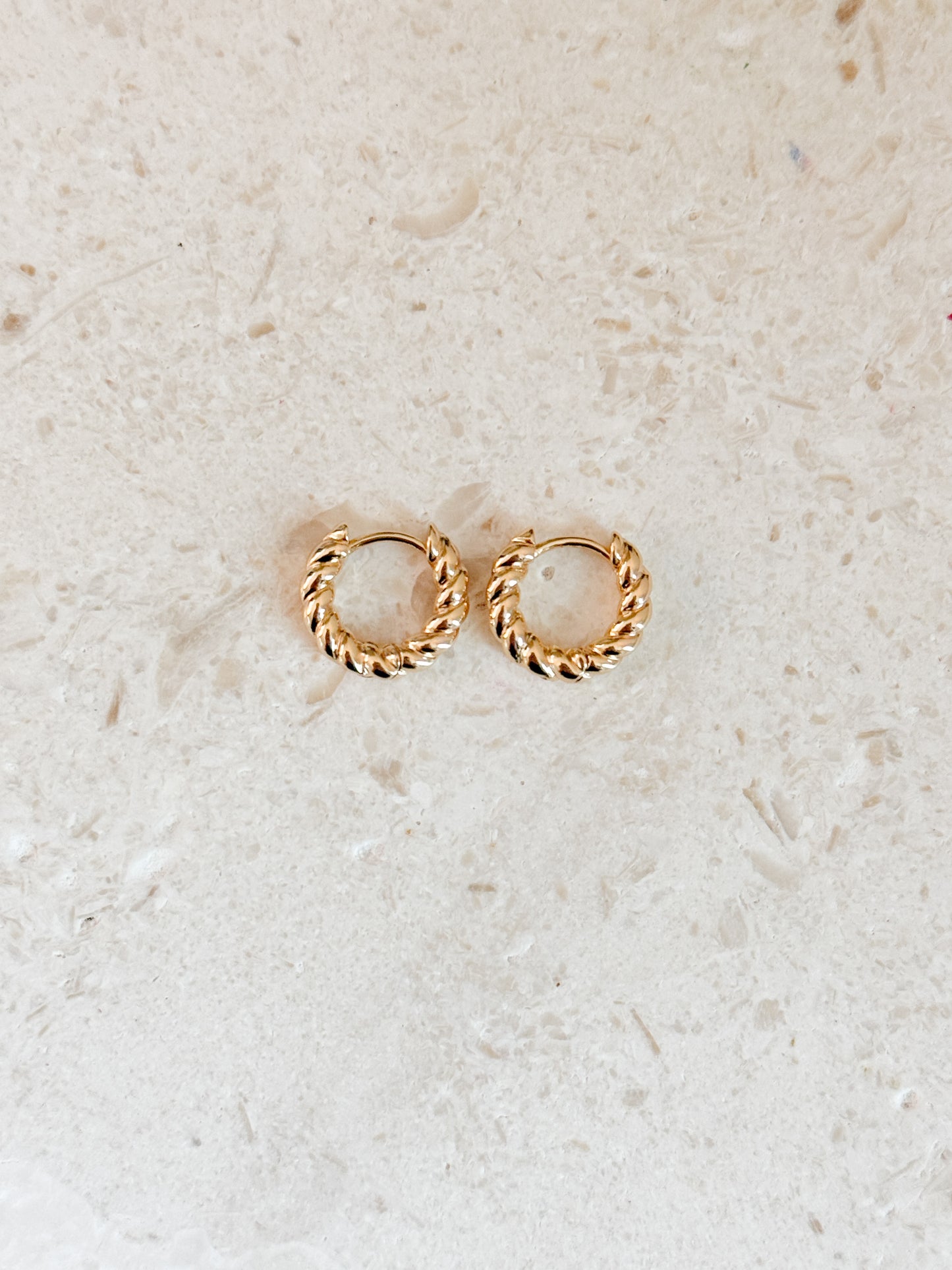 Twisted Mini Hoops