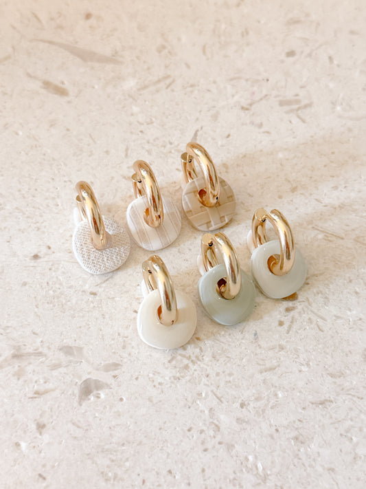 Organic Mini Charms - Fields of Daisies