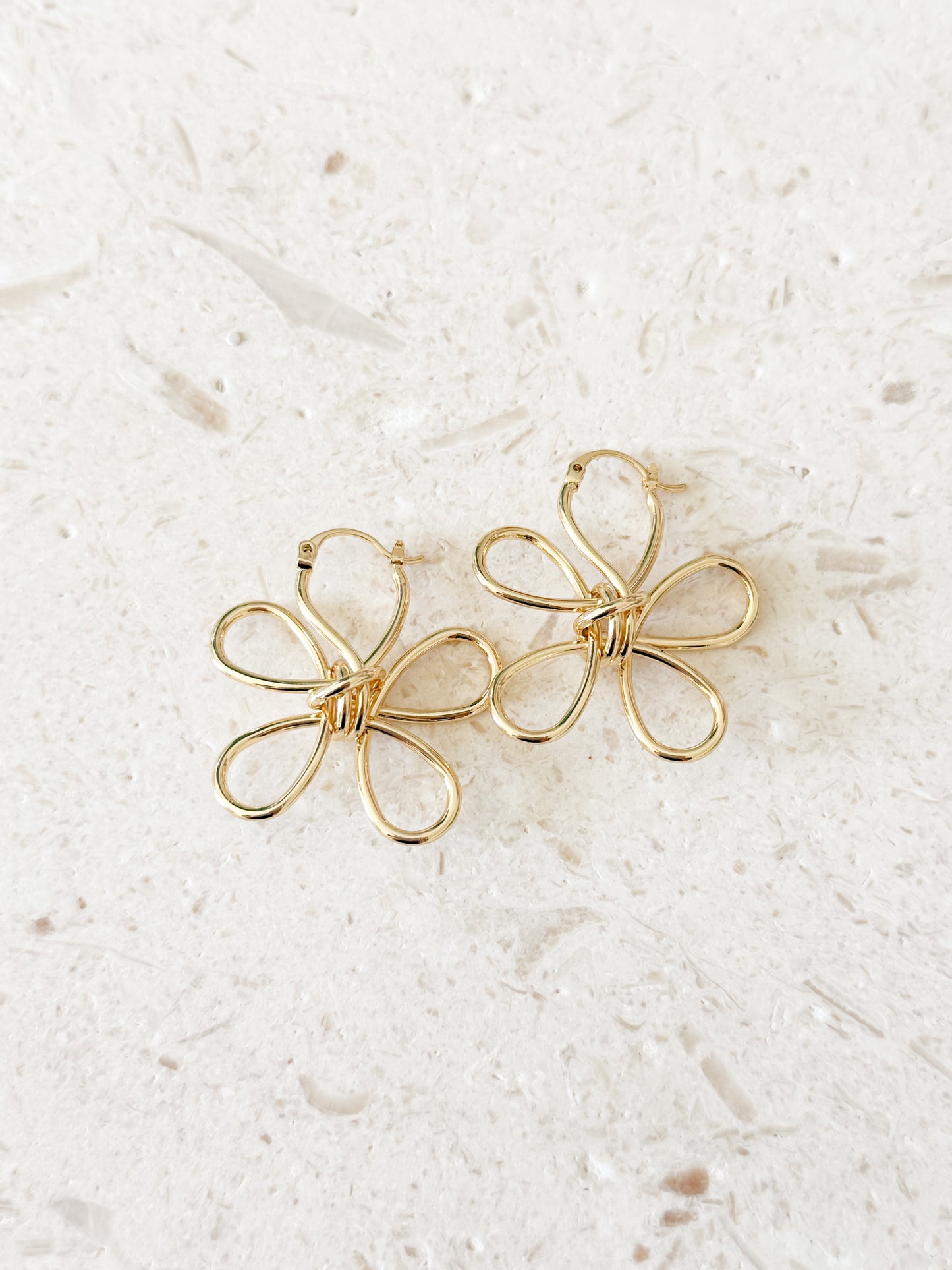 Flower Outline Hoops