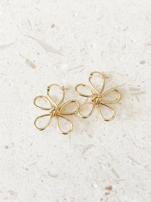 Flower Outline Hoops