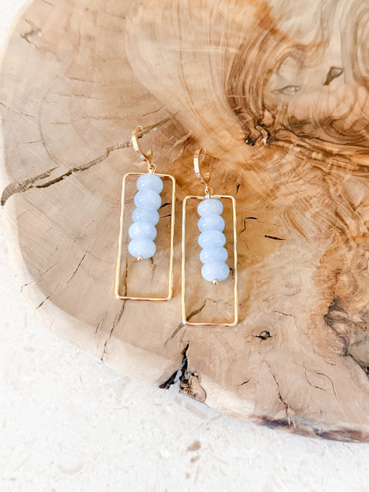 The Saige Dangles - Soft Blue