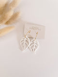 Hollow Leaf Hoops