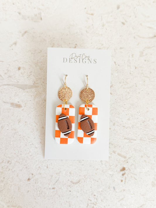 Checkered Game Day Dangles