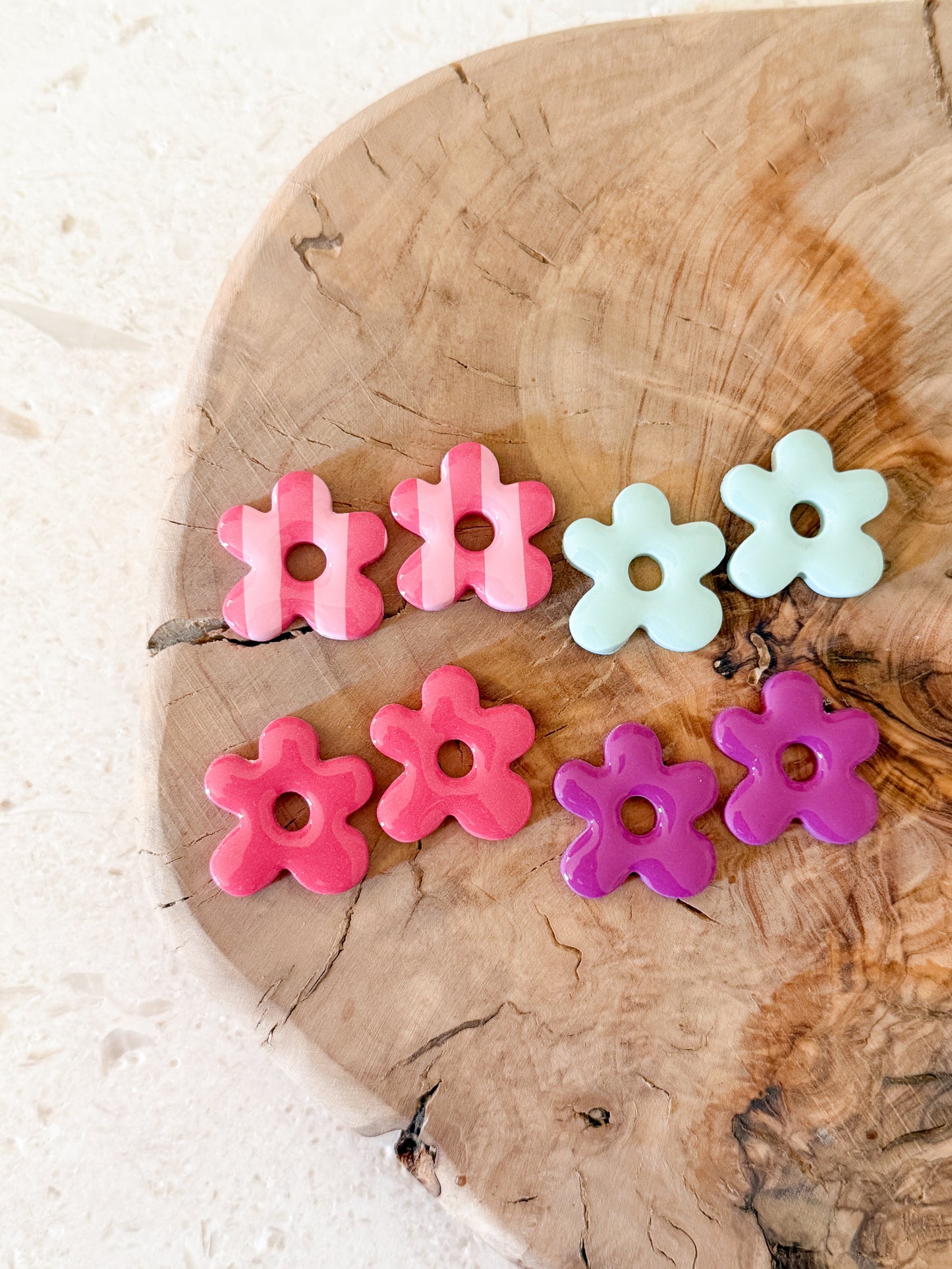 Abstract Flower Charm
