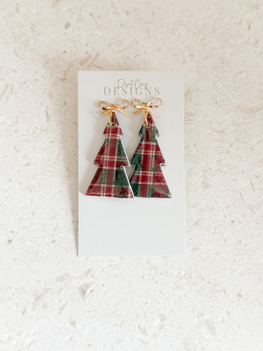 Christmas Plaid Trees