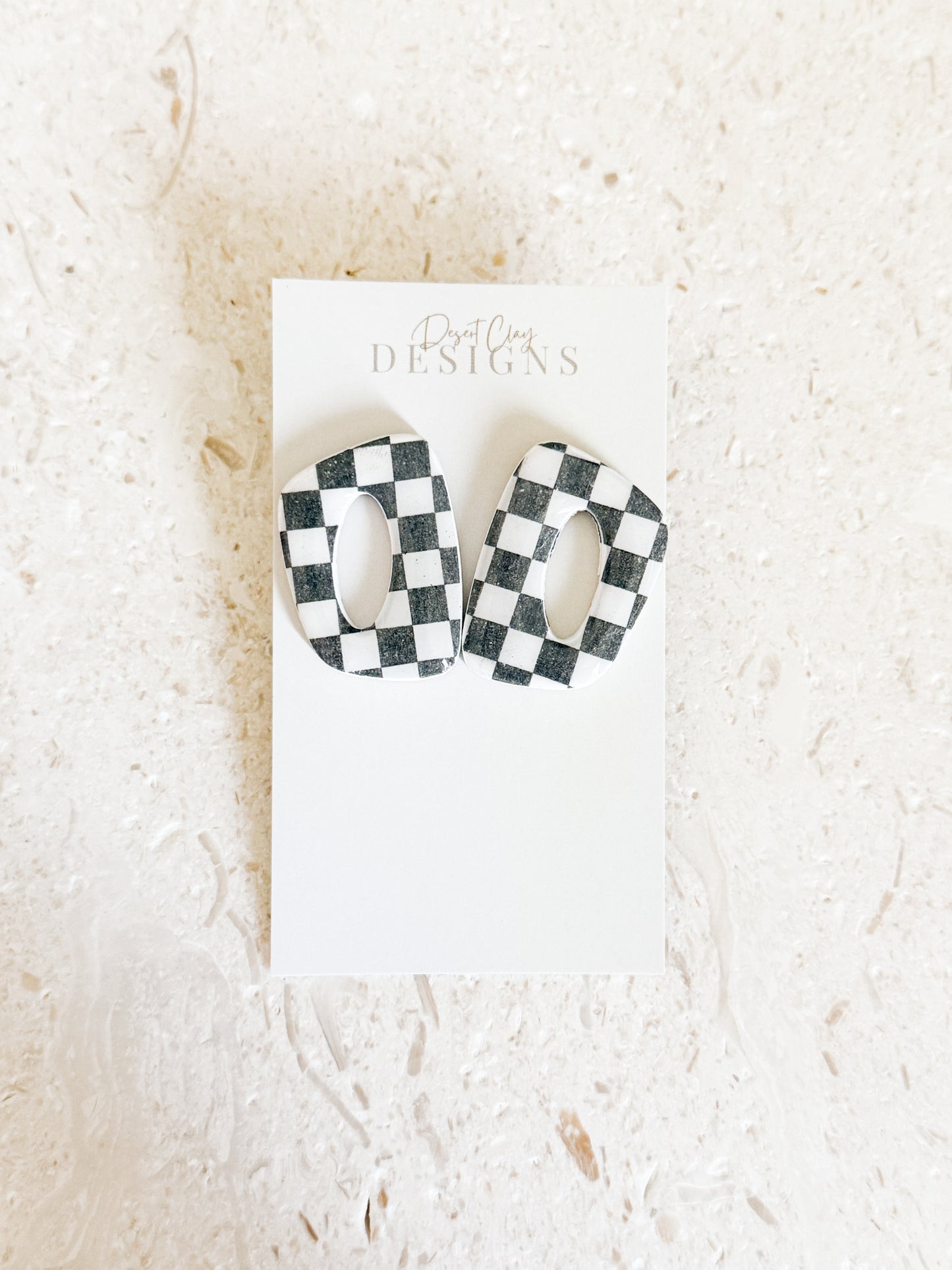 Checkered Organic Studs