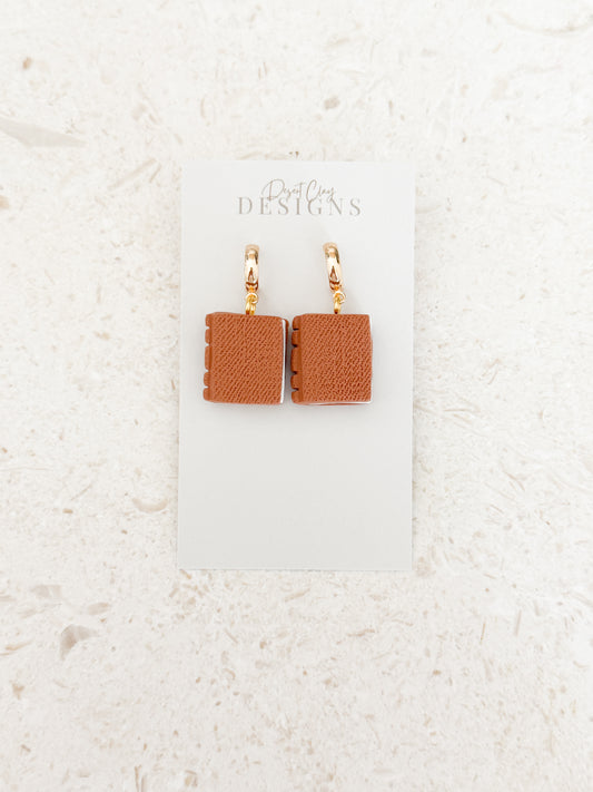 Leather Book Dangles