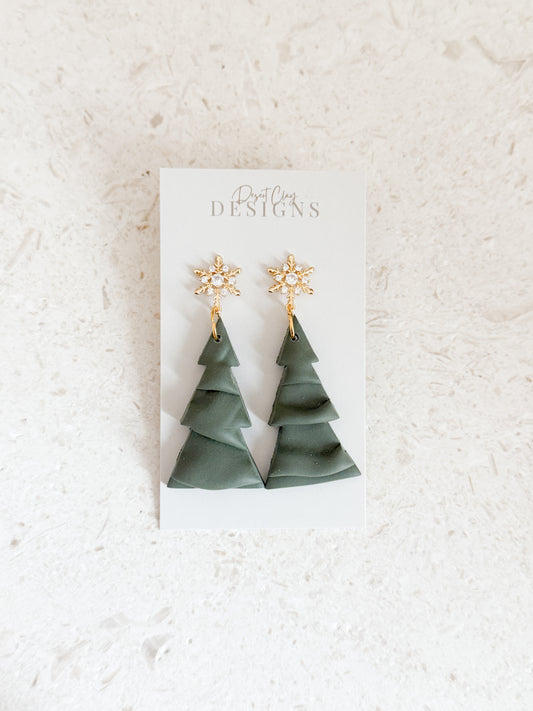 Draped Christmas Trees