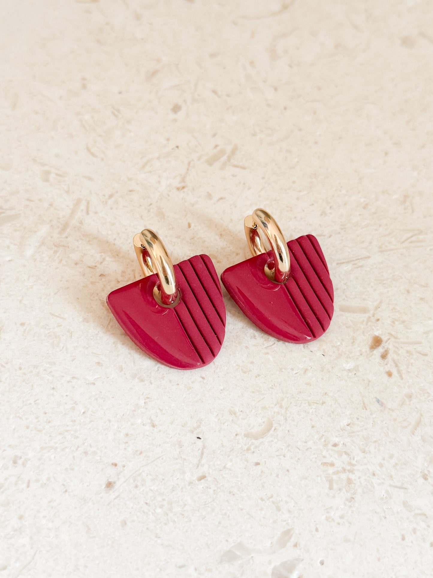 Red Duo-Toned Charms