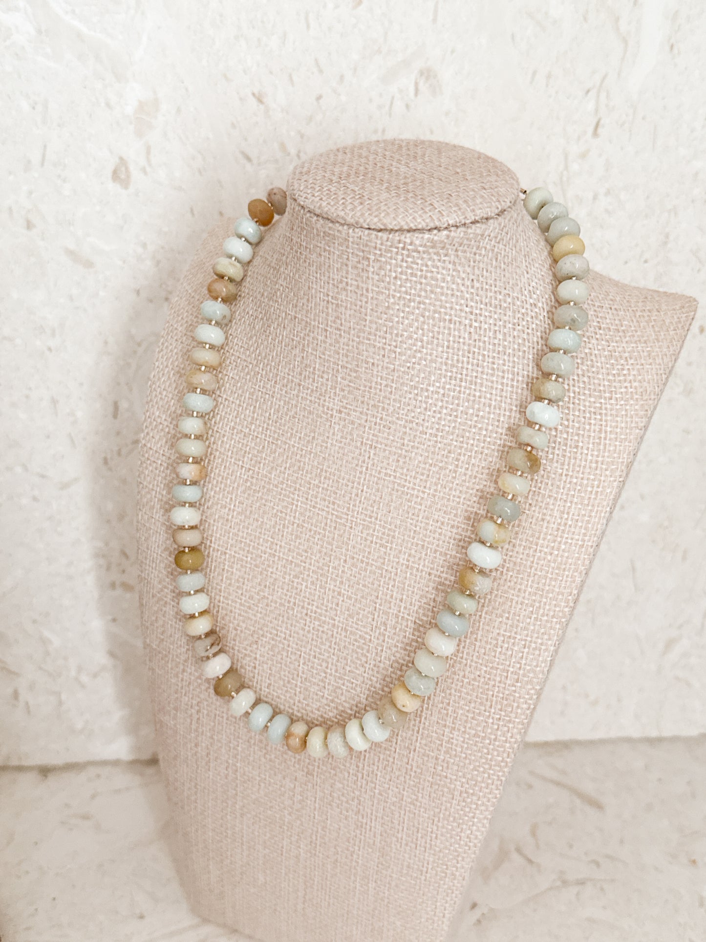 Soft Amazonite Gemstone Necklace