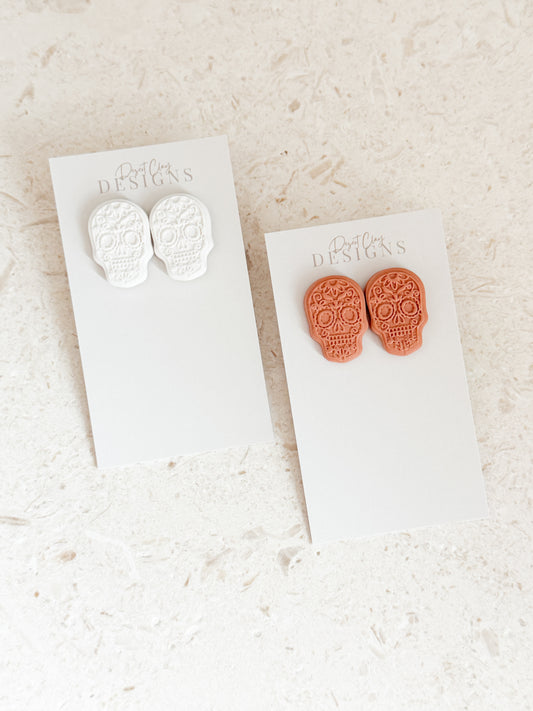 Sugar Skull Studs