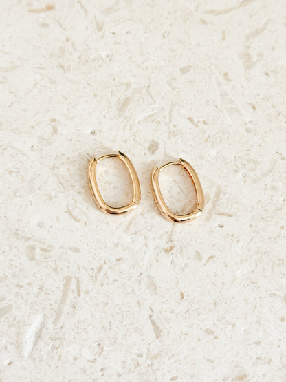 Rounded Oval Hoops