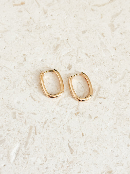 Rounded Oval Hoops