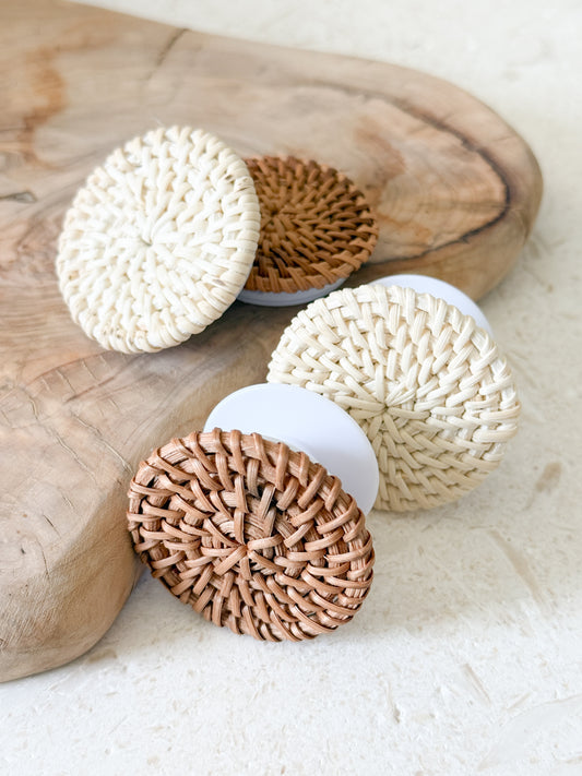 Rattan Phone Grip