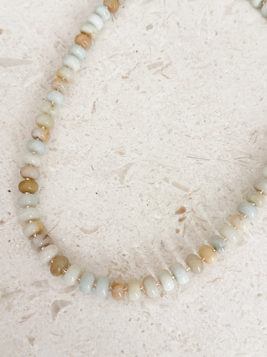 Soft Amazonite Gemstone Necklace