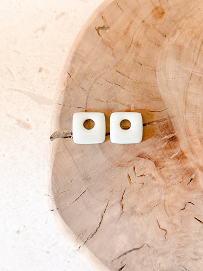Organic Square Charms - Fields of Daisies