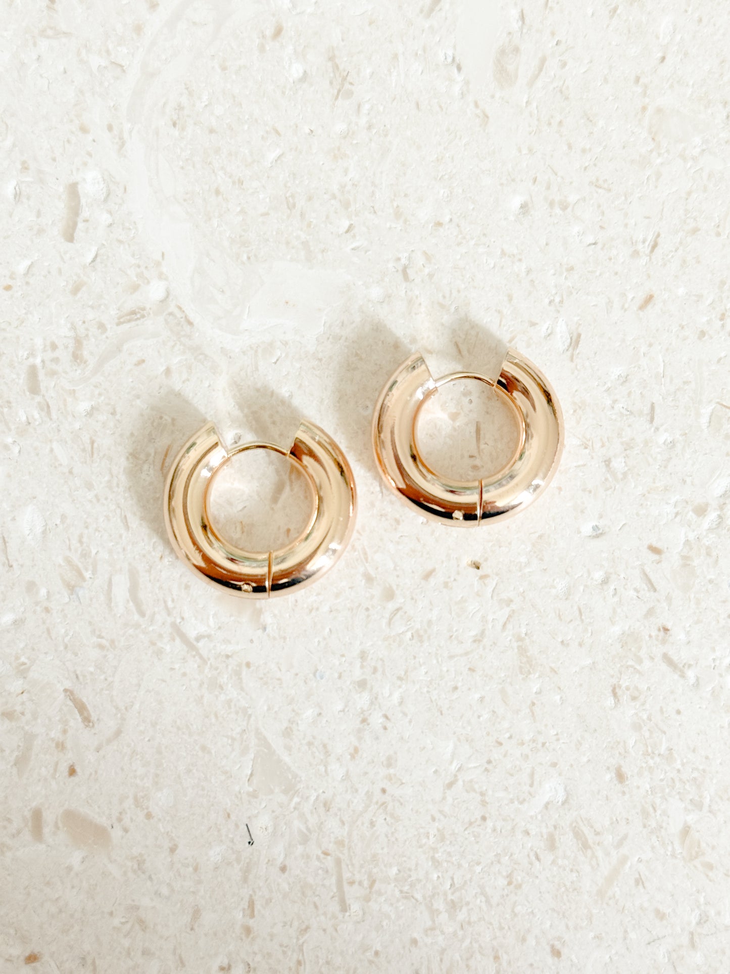 Chunky Gold Hoops