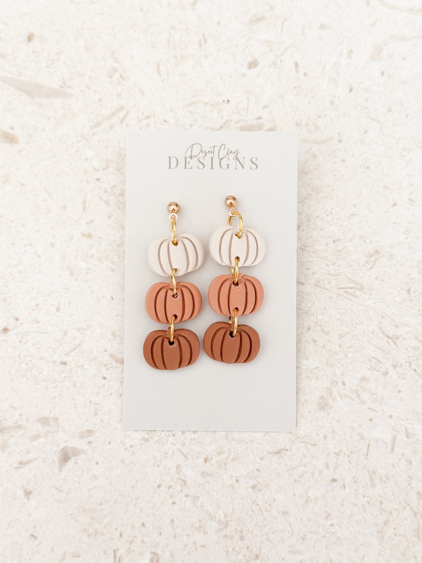 Ombré Pumpkin Dangles