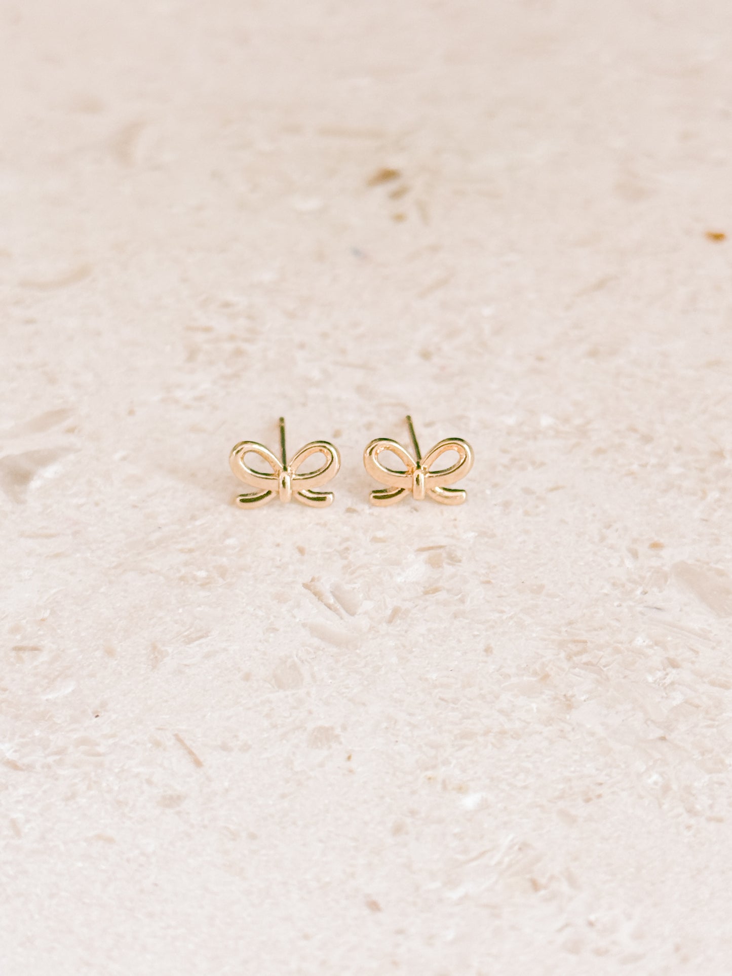 Dainty Bow Studs