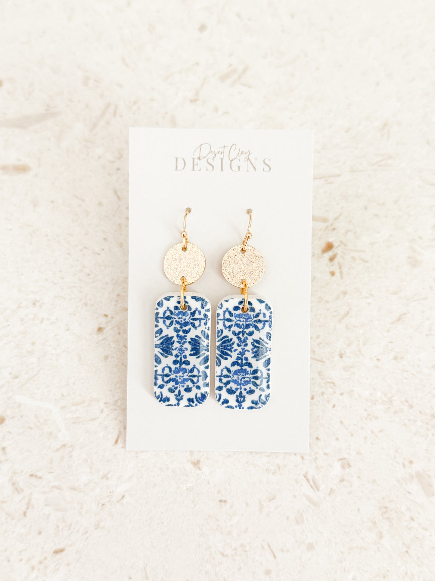 Alice Dangles - Blue & White