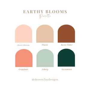 Earthy Bloom Palette