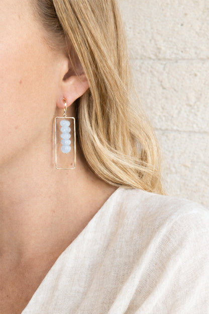 The Saige Dangles - Soft Blue