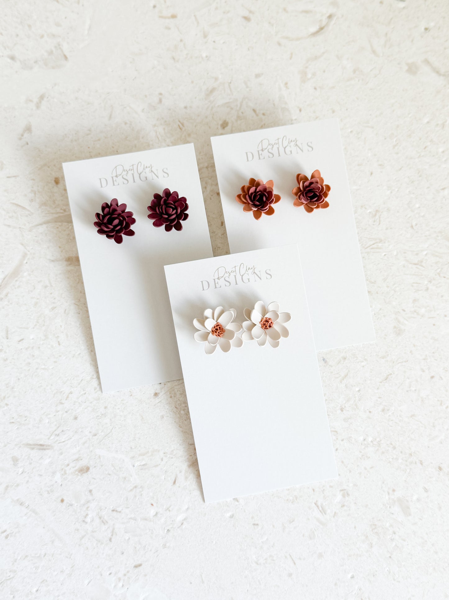Fall Floral Studs