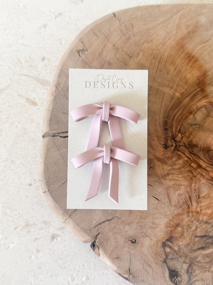 Draped Bow Studs