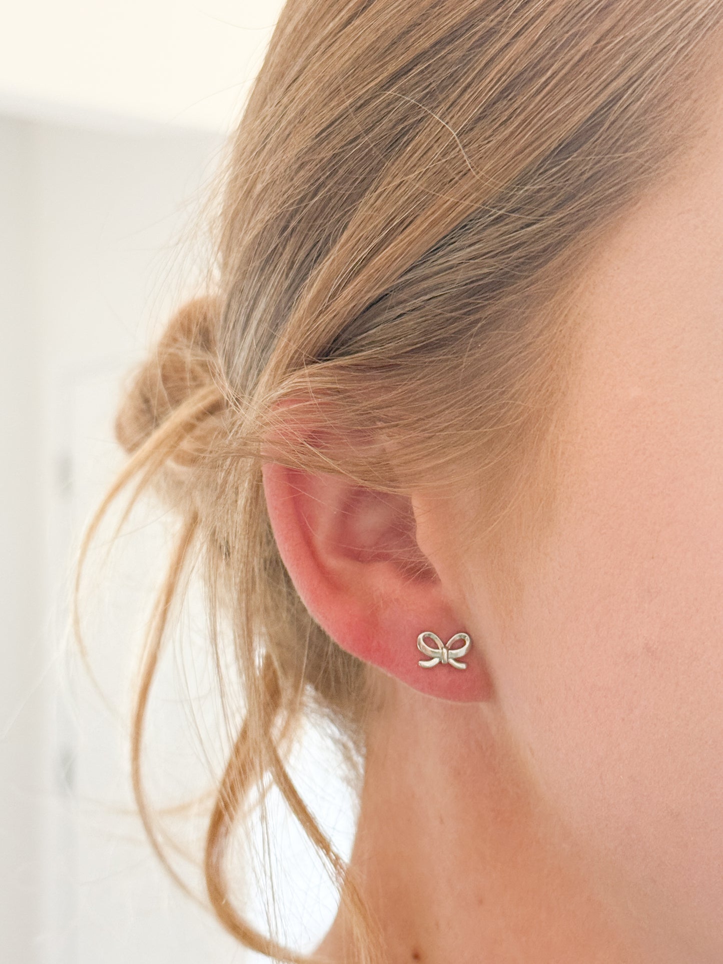 Dainty Bow Studs
