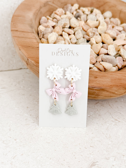 Trio Pink Christmas - Trees