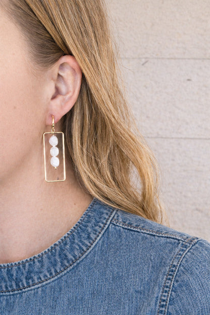 The Saige Dangles - Pearls
