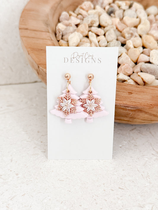 Snowflake Trees - Pink